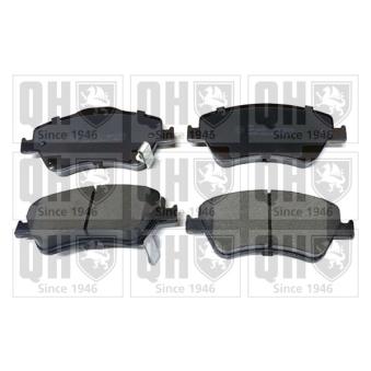 Jeu de 4 plaquettes de frein avant QUINTON HAZELL OEM 446502170