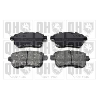 Jeu de 4 plaquettes de frein arrière QUINTON HAZELL OEM 440601416R