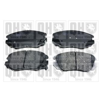 Jeu de 4 plaquettes de frein avant QUINTON HAZELL OEM 22959105