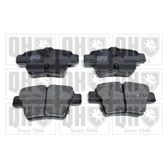 Jeu de 4 plaquettes de frein arrière QUINTON HAZELL OEM 725398
