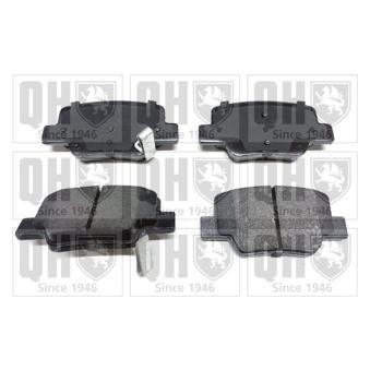 Jeu de 4 plaquettes de frein arrière QUINTON HAZELL OEM 044660F011