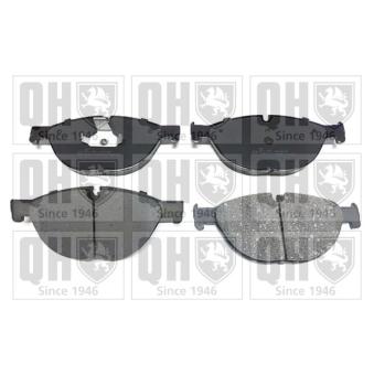 Jeu de 4 plaquettes de frein avant QUINTON HAZELL OEM 34116775322