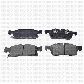 Jeu de 4 plaquettes de frein avant QUINTON HAZELL OEM 0074208020