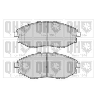 Jeu de 4 plaquettes de frein avant QUINTON HAZELL OEM 96952179