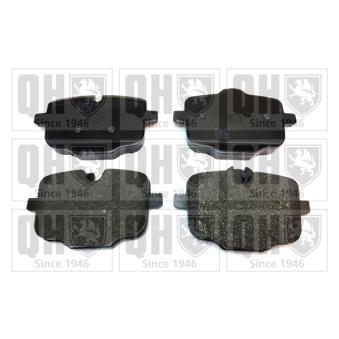 Jeu de 4 plaquettes de frein arrière QUINTON HAZELL OEM 34216892642