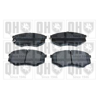 Jeu de 4 plaquettes de frein avant QUINTON HAZELL OEM 58101C1A20