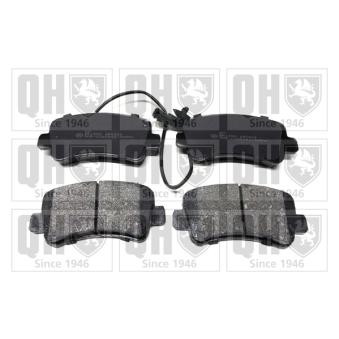 Jeu de 4 plaquettes de frein arrière QUINTON HAZELL OEM 4406000Q0H