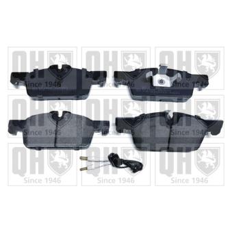 Jeu de 4 plaquettes de frein avant QUINTON HAZELL OEM 1610103580