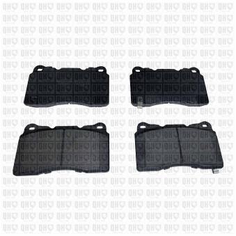 Jeu de 4 plaquettes de frein avant QUINTON HAZELL OEM 410603307R