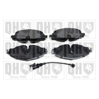 Jeu de 4 plaquettes de frein avant QUINTON HAZELL BP1820 pour HONDA INTEGRA S3 quattro - 310cv