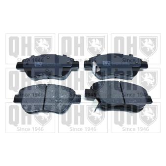 Jeu de 4 plaquettes de frein avant QUINTON HAZELL OEM 1605184