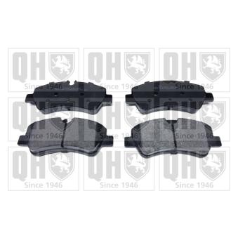 Jeu de 4 plaquettes de frein arrière QUINTON HAZELL OEM 1840037 Jeu de 4 plaquettes de frein arrière QUINTON HAZELL OEM 1840037