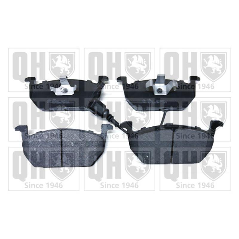 Jeu de 4 plaquettes de frein avant QUINTON HAZELL BP1841 - Visuel 1