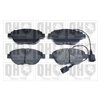 Jeu de 4 plaquettes de frein avant QUINTON HAZELL OEM 71770086