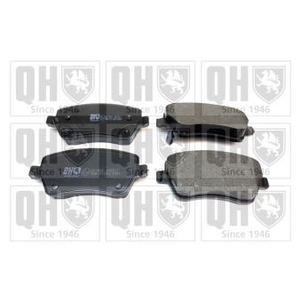 Jeu de 4 plaquettes de frein avant QUINTON HAZELL OEM D10601HA0A Jeu de 4 plaquettes de frein avant QUINTON HAZELL OEM D10601HA0A