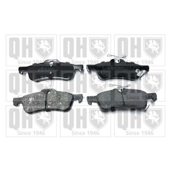Jeu de 4 plaquettes de frein arrière QUINTON HAZELL OEM 43022TV0E00
