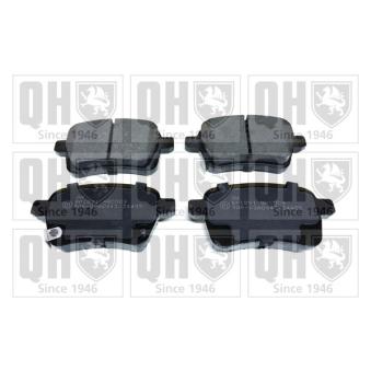Jeu de 4 plaquettes de frein arrière QUINTON HAZELL OEM 95517078