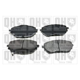 Jeu de 4 plaquettes de frein avant QUINTON HAZELL OEM 0446502390