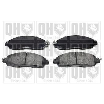 Jeu de 4 plaquettes de frein avant QUINTON HAZELL OEM D10605TA0A