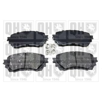 Jeu de 4 plaquettes de frein avant QUINTON HAZELL OEM GHY13328Z9C