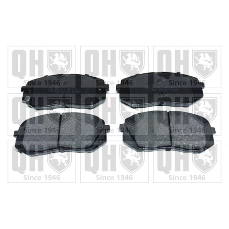 Jeu de 4 plaquettes de frein avant QUINTON HAZELL BP1913 - Visuel 1