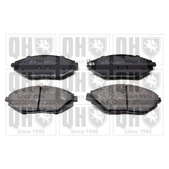 Jeu de 4 plaquettes de frein avant QUINTON HAZELL OEM 96682858