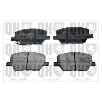 Jeu de 4 plaquettes de frein avant QUINTON HAZELL OEM 68379582AB