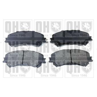 Jeu de 4 plaquettes de frein avant QUINTON HAZELL BP1925 pour AUDI Q8 E-TECH 145 - 143cv