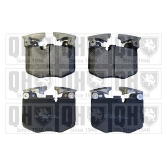 Jeu de 4 plaquettes de frein avant QUINTON HAZELL OEM 04465WAA01