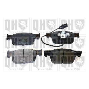 Jeu de 4 plaquettes de frein avant QUINTON HAZELL OEM 8W0698151K