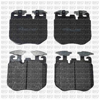 Jeu de 4 plaquettes de frein avant QUINTON HAZELL OEM 34116874431
