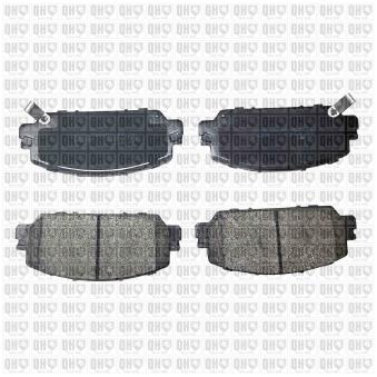 Jeu de 4 plaquettes de frein avant QUINTON HAZELL OEM 45022TRTJ01