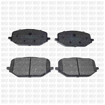 Jeu de 4 plaquettes de frein avant QUINTON HAZELL OEM 1647880280