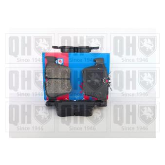 Jeu de 4 plaquettes de frein arrière QUINTON HAZELL OEM A0004208300