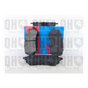 Jeu de 4 plaquettes de frein avant QUINTON HAZELL OEM 2588897