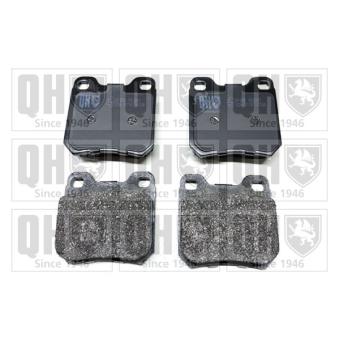 Jeu de 4 plaquettes de frein arrière QUINTON HAZELL OEM 1605047