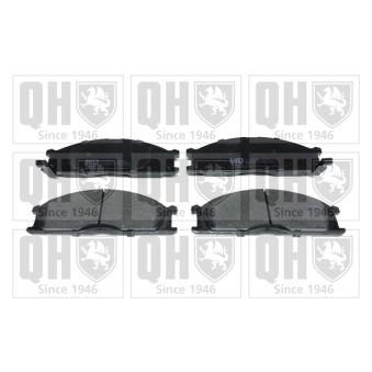 Jeu de 4 plaquettes de frein avant QUINTON HAZELL OEM 4108009G25