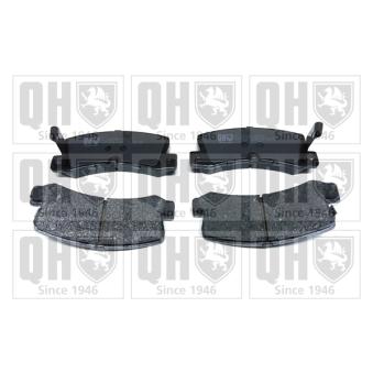 Jeu de 4 plaquettes de frein arrière QUINTON HAZELL OEM 0446612020