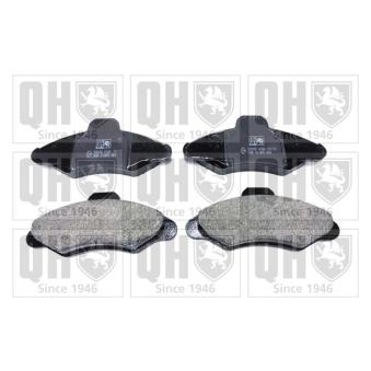 Jeu de 4 plaquettes de frein avant QUINTON HAZELL [BP520]