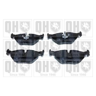 Jeu de 4 plaquettes de frein arrière QUINTON HAZELL OEM 34211158136