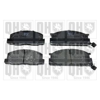 Jeu de 4 plaquettes de frein avant QUINTON HAZELL [BP590]