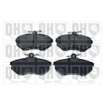 Jeu de 4 plaquettes de frein avant QUINTON HAZELL OEM 8D0698151 Jeu de 4 plaquettes de frein avant QUINTON HAZELL OEM 8D0698151