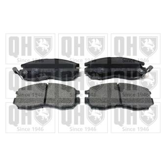 Jeu de 4 plaquettes de frein avant QUINTON HAZELL OEM MB587061