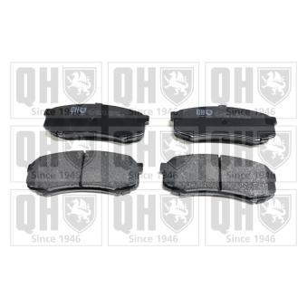 Jeu de 4 plaquettes de frein arrière QUINTON HAZELL OEM 0446660050