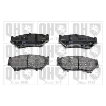 Jeu de 4 plaquettes de frein avant QUINTON HAZELL OEM 5520056870 Jeu de 4 plaquettes de frein avant QUINTON HAZELL OEM 5520056870