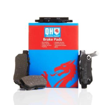 Jeu de 4 plaquettes de frein arrière QUINTON HAZELL OEM 43022S04010