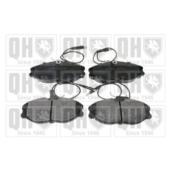 Jeu de 4 plaquettes de frein avant QUINTON HAZELL OEM 425144