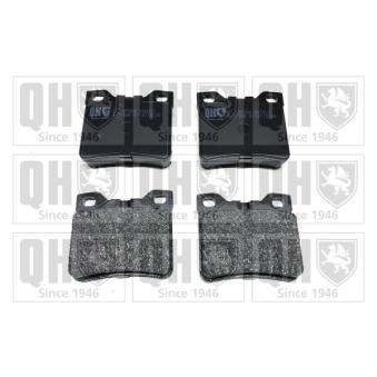 Jeu de 4 plaquettes de frein arrière QUINTON HAZELL OEM 425130 Jeu de 4 plaquettes de frein arrière QUINTON HAZELL OEM 425130