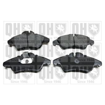 Jeu de 4 plaquettes de frein avant QUINTON HAZELL OEM 24209920