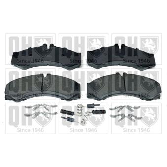 Jeu de 4 plaquettes de frein avant QUINTON HAZELL OEM 0034201720